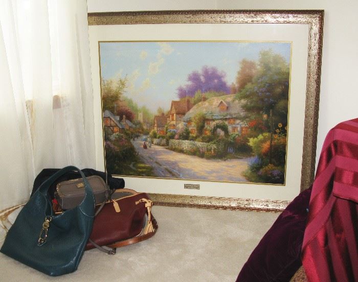 oil painting and purses