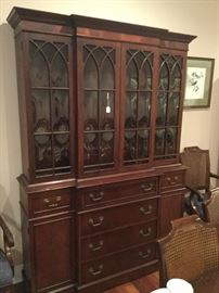 Breakfront with Desk