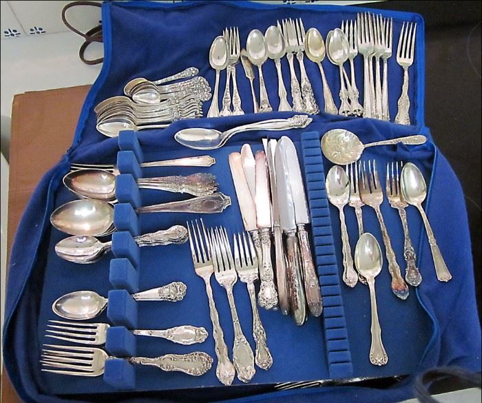 Collection of Heirloom Sterling Flatware.  