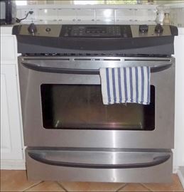 Stainless Steel Electric Stove.