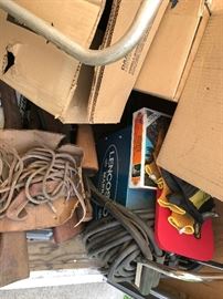 Boxes and boxes of mechanical items, tools and accessories