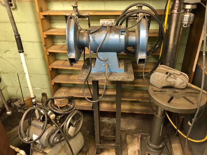 Large grinder and compressor