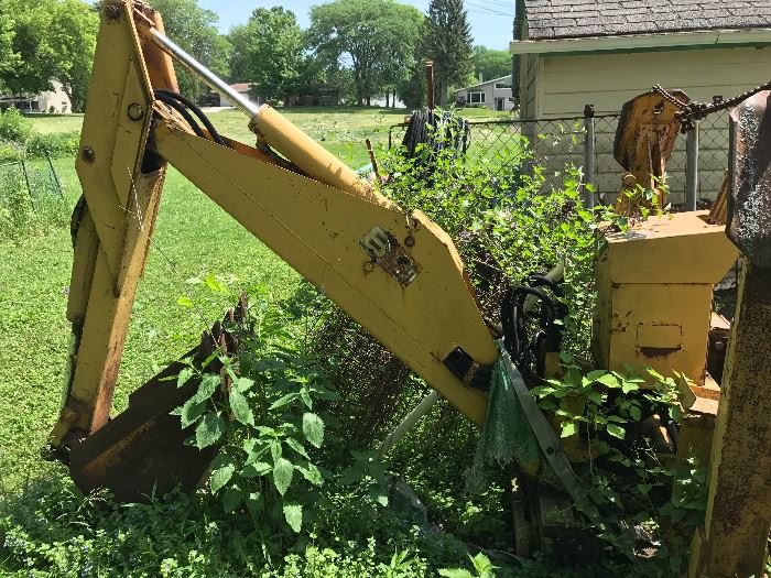 Back hoe attachment for tractor