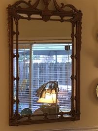 Gold Ornate Dining Mirror