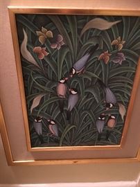 Thailand Painting on Silk