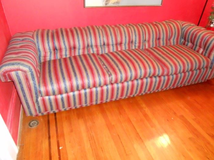 custom upholstered designer sofa