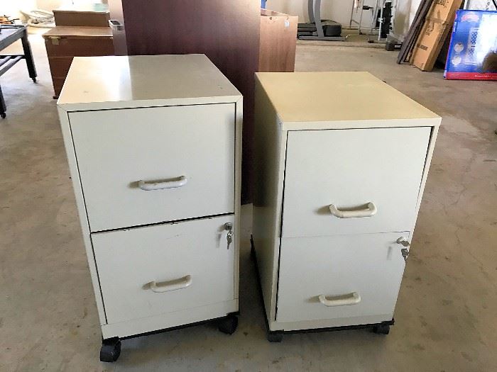 Rolling file cabinets