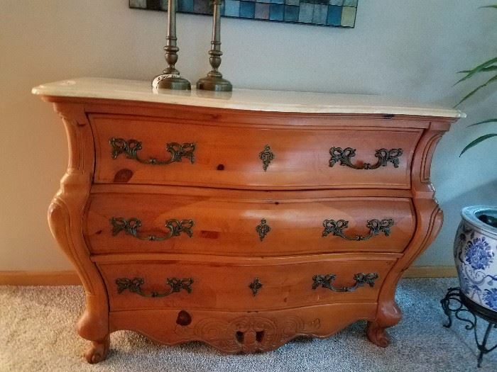 marble topped dresser