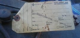 WELLS FARGO/RAILWAY EXPRESS AGENCY STRONG BOX