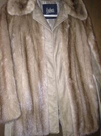 Mink jacket from Koslow's
