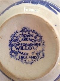 Crown Clarence - Staffordshire - Blue Willow
