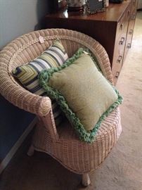 Decorative pillows - greens and gray