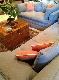 Love seat and matching sofa