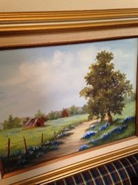 Texas bluebonnets by M. Vermillion