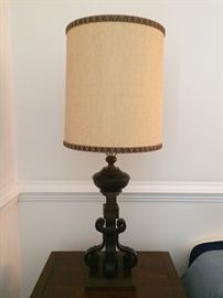 Fabulous Mid Century Modern lamps. Sold as a pair.
