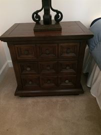 Pair of bedroom night stand tables.