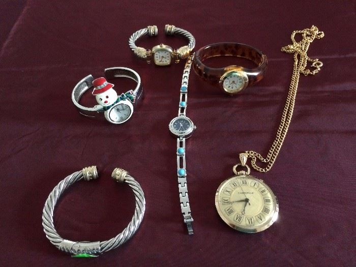 I have lots of jewelry~ 14K, 10K, sterling and costume~ Still working on pricing jewelry so all not in pictures~