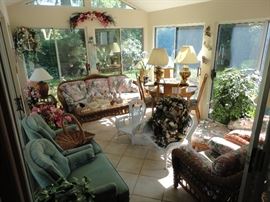 6 piece wicker furniture set