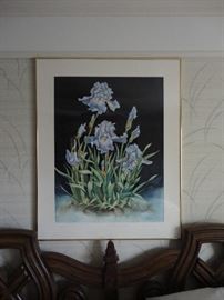 Purple Iris wall art