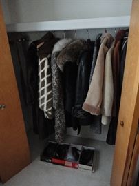 Women's fur coats & shoes