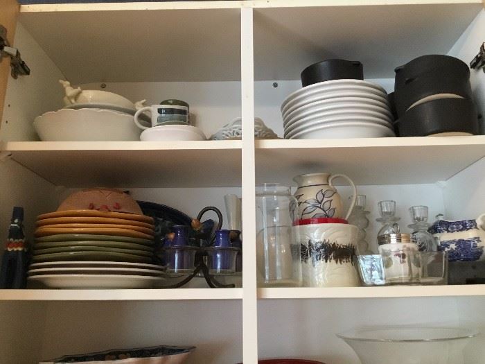 Dishes, glasses, mugs