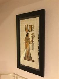 Framed wall art - Egyptian