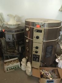 small and large Duncan ceramic kilns