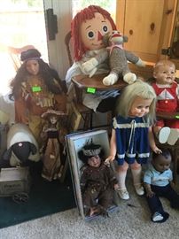 collection dolls, Raggedy Ann doll