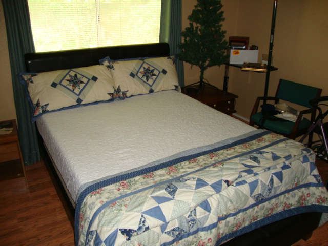 Wonderful Queen mattress with headboard, footboard and rails