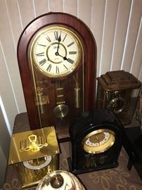 COLLECTION OF CLOCKS