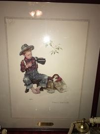 NORMAN ROCKWELL FRAMED ART