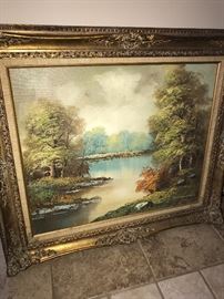 OIL ON CANVAS PAINTING