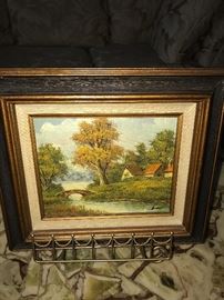 OIL ON CANVAS PAINTING