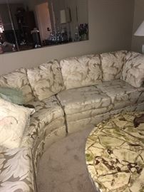 LARGE CREAM SECTIONAL SOFA