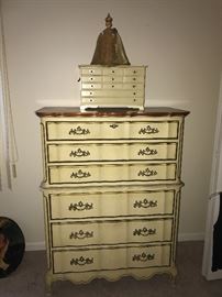 BASSETT FURNITURE FRENCH PROVINCIAL HIGHBOY