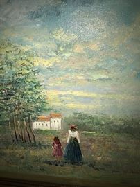 OIL ON CANVAS PAINTING