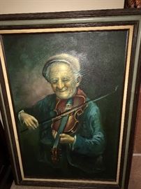 OIL ON CANVAS PAINTING