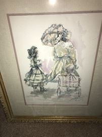 WATERCOLOR FRAMED ART