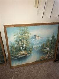 OIL ON CANVAS SIGNED PAINTING