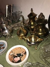 SILVER-PLATED TEAPOTS