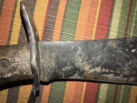 WW1 PLUMB BOLO MODEL 1910 FIGHTING FIXED BLADE KNIFE