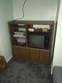 VINTAGE WOODEN TV CABINET