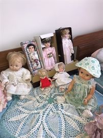 HUGE COLLECTION OF ANTIQUE AND VINTAGE DOLLS