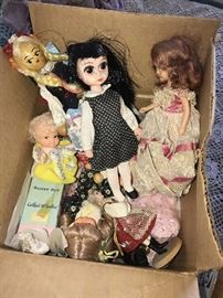 HUGE COLLECTION OF ANTIQUE AND VINTAGE DOLLS