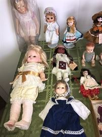 HUGE COLLECTION OF ANTIQUE AND VINTAGE DOLLS