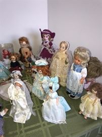 HUGE COLLECTION OF ANTIQUE AND VINTAGE DOLLS