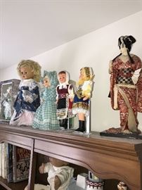 HUGE COLLECTION OF ANTIQUE AND VINTAGE DOLLS