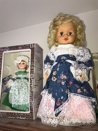 HUGE COLLECTION OF ANTIQUE AND VINTAGE DOLLS