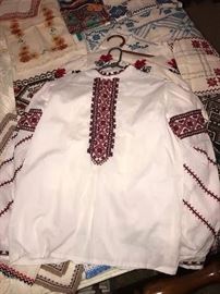 UKRAINIAN HAND-MADE NEEDLEWORK LINENS TOWELS, NAPKINS, RUNNERS, PILLOW CASES, CLOTHING AND MORE