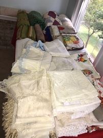 UKRAINIAN HAND-MADE NEEDLEWORK LINENS TOWELS, NAPKINS, RUNNERS, PILLOW CASES, CLOTHING AND MORE